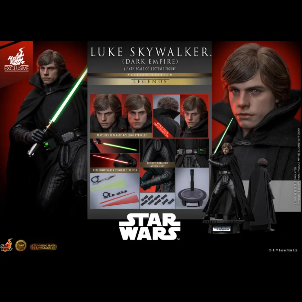 

HOTTOYS CMS020AE Skywalker Luke Action Figures Hair Transplant Toys Hot Toys Luke Figurine Limited Collection Model HT Toy Gift