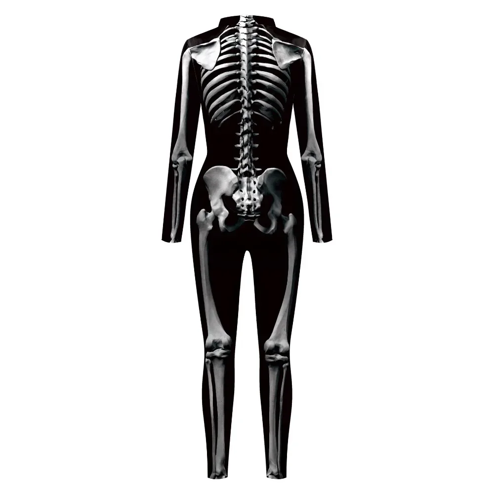 Costume de cosplay d'Halloween pour adultes, combinaison de modules, impression de leton, modules effrayants, paupières de leton, jour de la fréquence, robe de soirée, batterie de sécurité