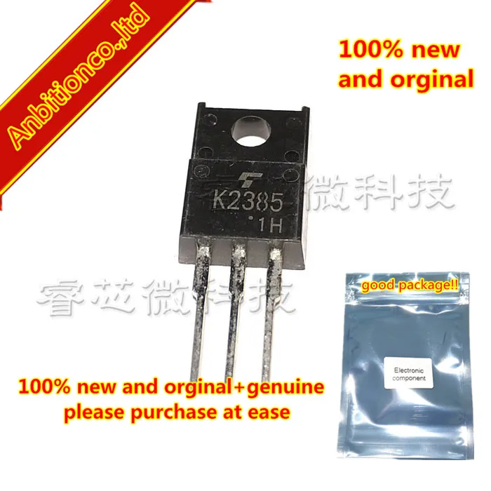 10pcs 100% new original 2SK2385 K2385 TO-220  N CHANNEL MOS TYPE in stock