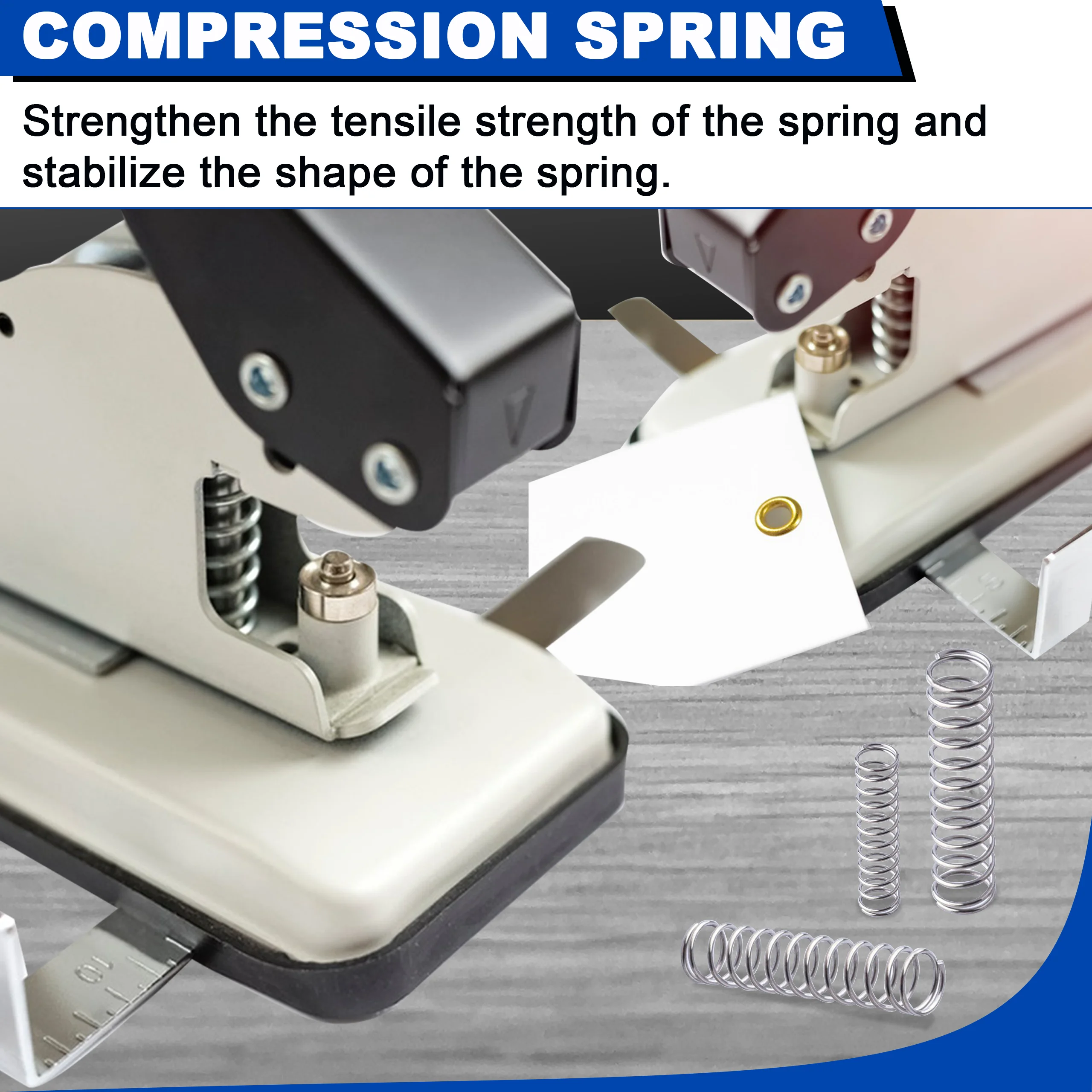 408pcs Mechanical Compression Springs Kit, 24 Sizes Stainless Steel Small Springs Pen Springs and Mini Springs（Length:10-25mm)