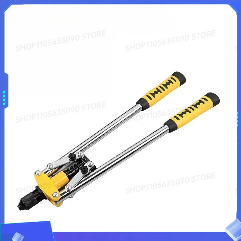 Suitable for Manual Double Handle Core Pulling Rivet Gun, Nut Pulling Cap Is Effortless, Handheld
