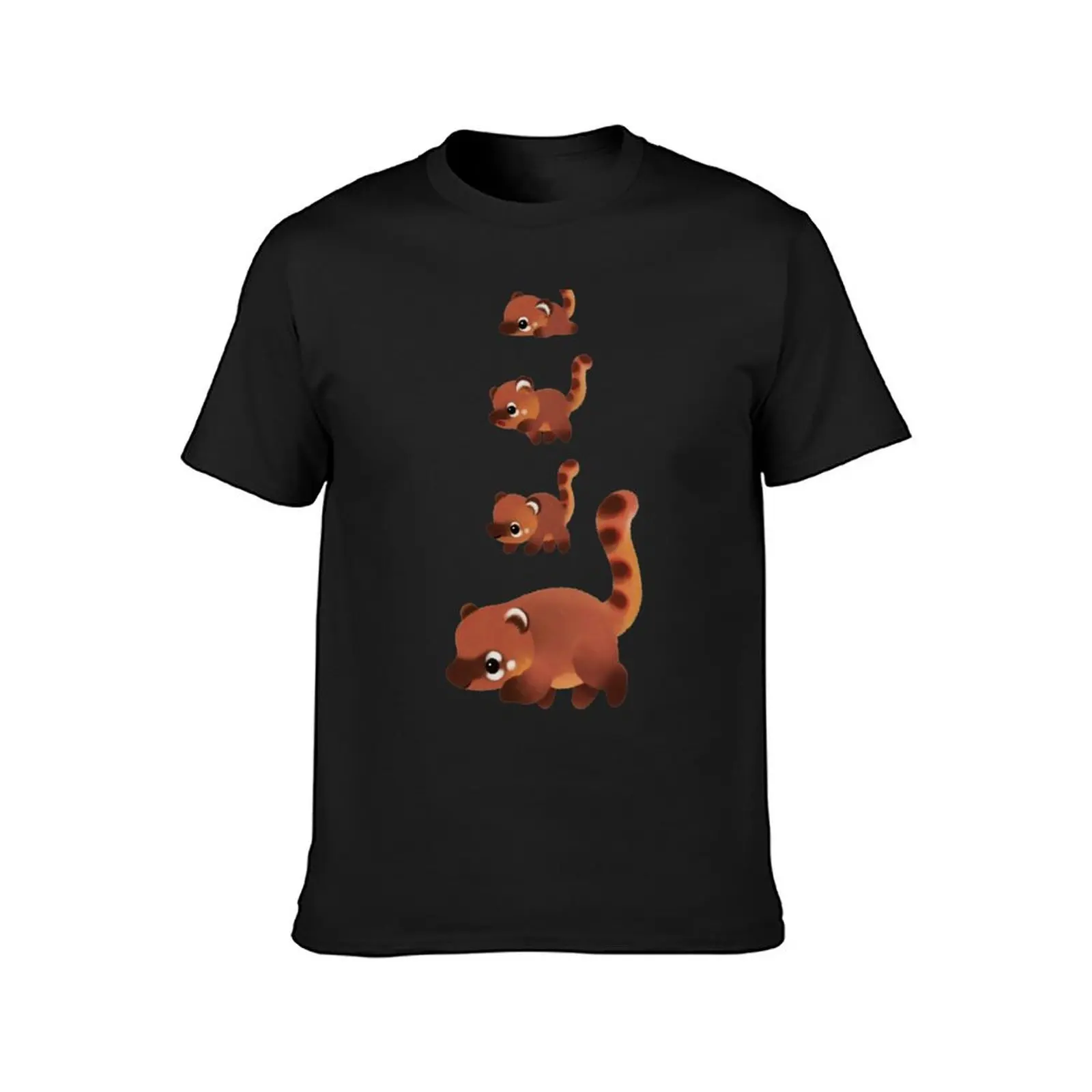 Coati family T-Shirt Blouse vintage clothes korean fashion cute tops Men's cotton t-shirt