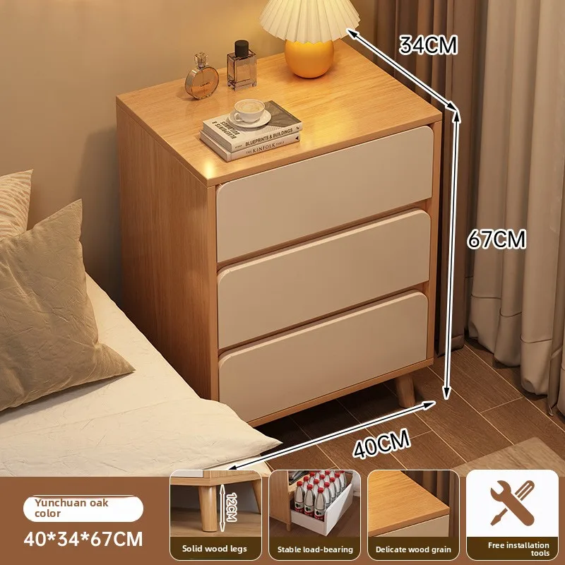 

Firm Bedside table Side cabinet Bedroom bedside drawer storage cabinet