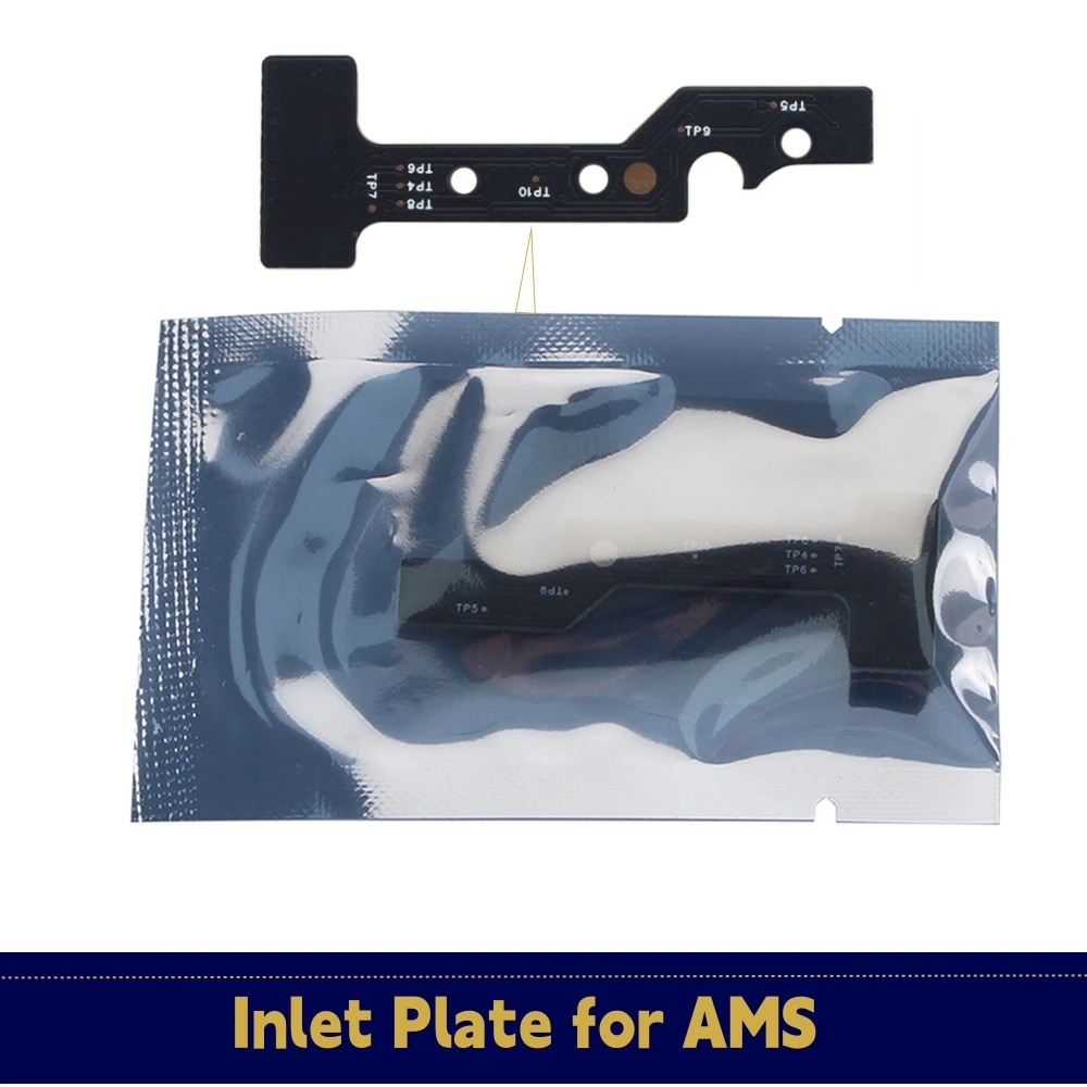 

For AMS Feed Port Connection Board Feed Line Inlet Plate 3D Printer Accessories