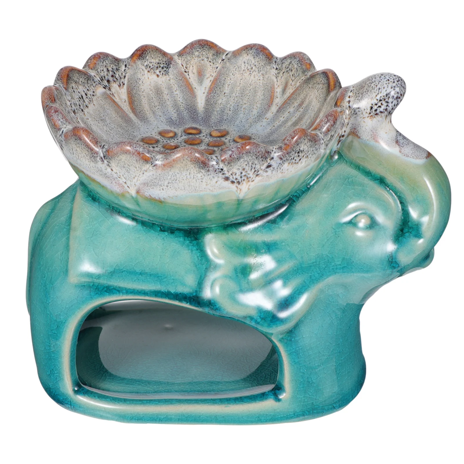 

Ceramic Aroma Burner Essential Oil Incense Holder Lightweight Portable Warmer for Home Office Bedroom Study Decoration