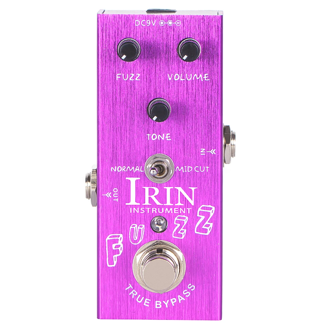 

IRIN AN-12 Effector Fuzz Electric Guitar Effect Pedal with True Bypass Vintage Fuzz Pedal Guitar Parts Accessories