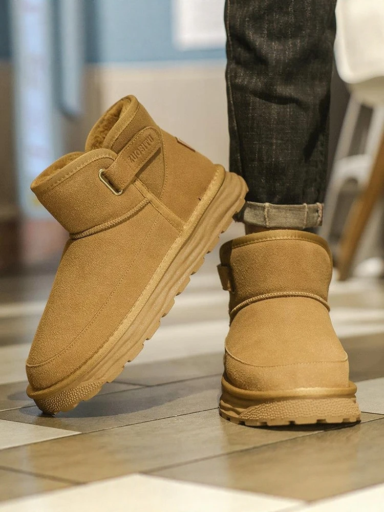 crocodile-men's-winter-snow-boots-thiened-fur-lined-bread-oe-anti-slip-high-top-cotton-oes-warm-cozy-ort-tube-boots