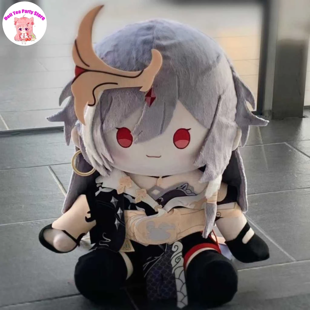 

Anime 40cm Honkai Impact 3 Fu Hua Cute Sitting Posture Plush Doll Dress Up Cotton Stuffed Plushie Pillow Toy With Clothes Gift
