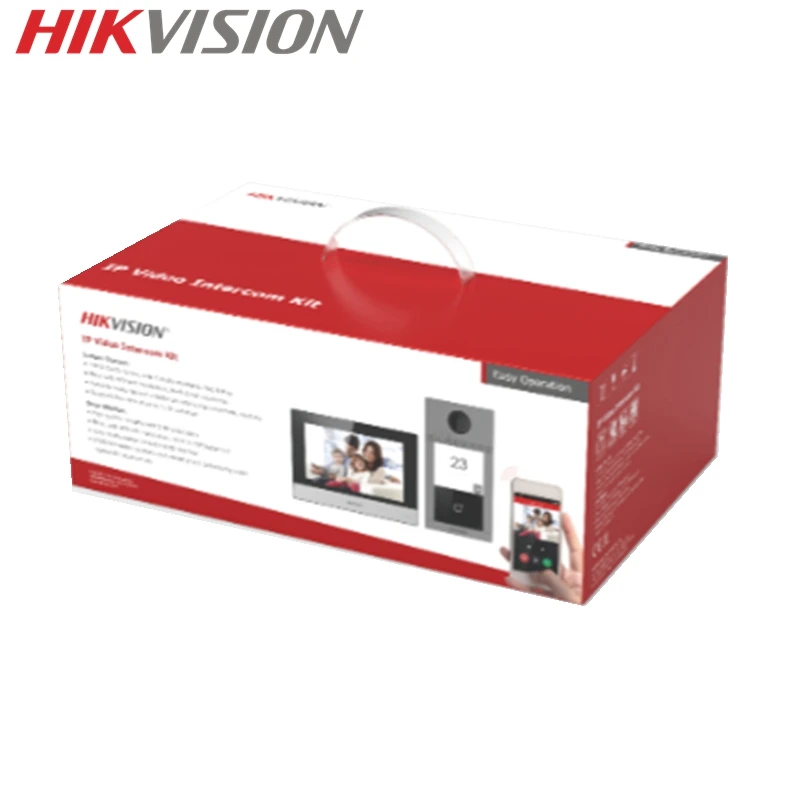 HIKVISION DS-KIS604-S Video Intercom Villa Door Station Bundle 7-inch Colorful Touch Screen Wireless Network