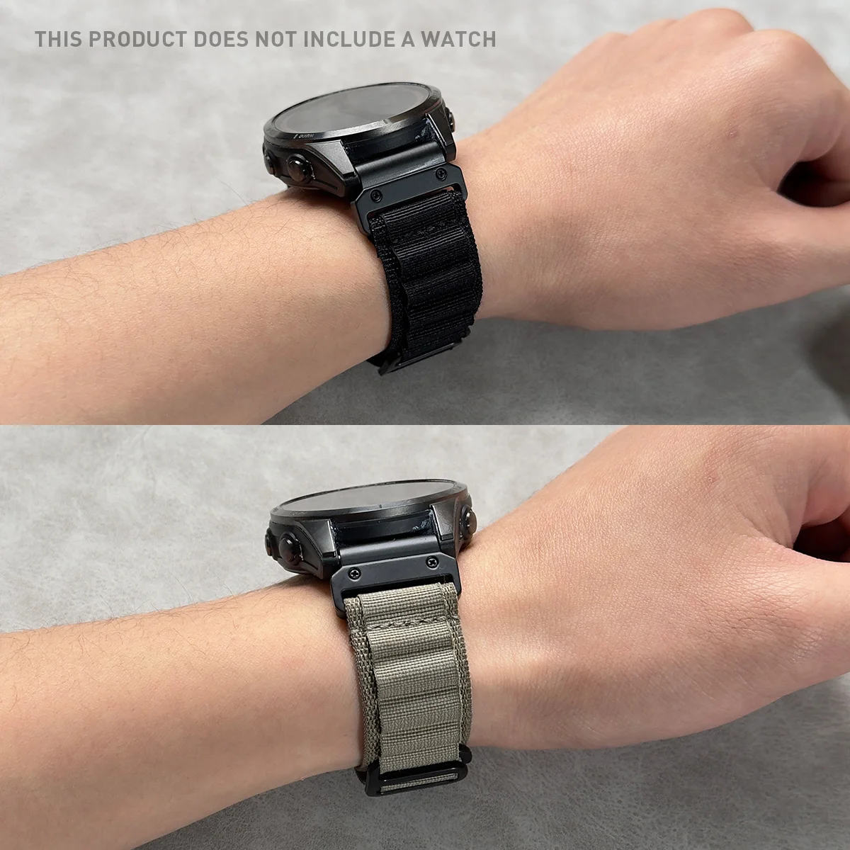 2 Stück, 20/22/26 mm für Garmin Fenix ​​7/7X/6/6X/5/5X Forerunner 965/955/935/745 Quick Release Wave Nylon-Uhrenarmband Unisex – Detail 9