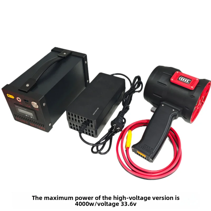 

«Высокоскоростной турбинный вентилятор — ручная сушилка с бесщеточным двигателем 90 мм для промышленной/мойки и удаления снега»