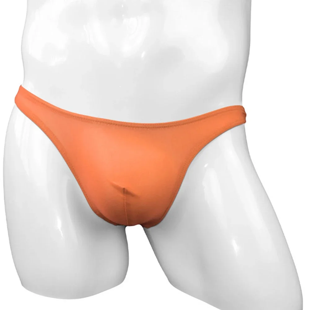 กางเกงในชายกึ่งโปร่งแสงสีทึบกางเกงในชายกางเกงในกางเกงใน celana dalam Bahan Sutra น้ำแข็ง