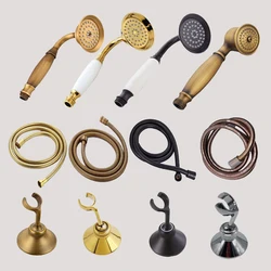 Antique Handheld Shower Head ,shower holder,plumbing hose Toilet bidet sprayer,Antique Hand shower Stand Gold Held Shower Head