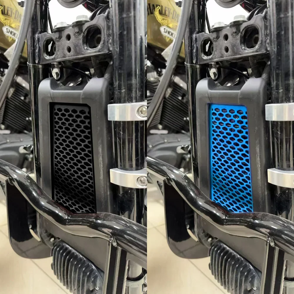 

Motorcycle Aluminum Alloy Radiator Cover Guard Cap Grill Net Oil Cooler Cover For Harley M8 Softail 2018-2025