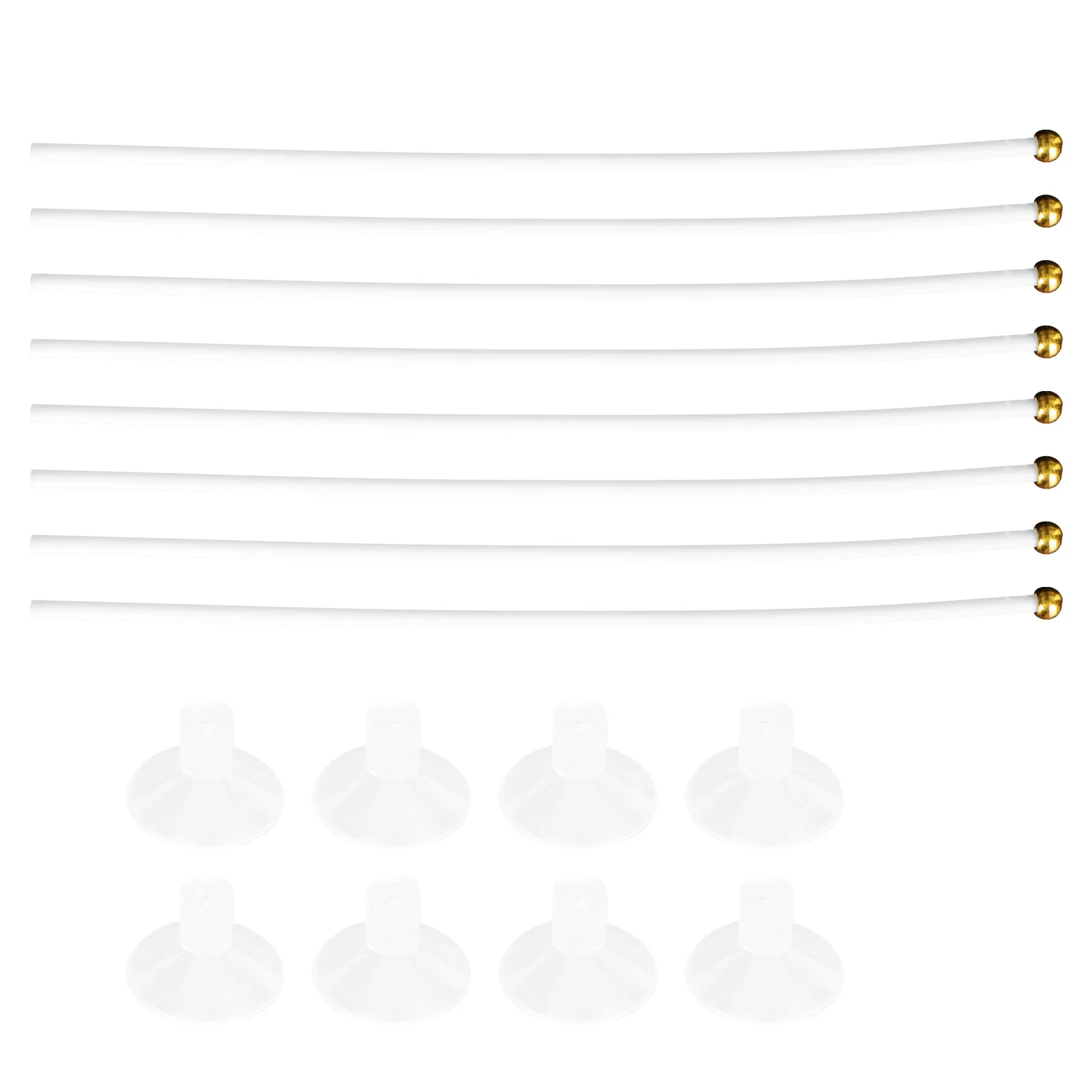 

8pcs Car Window Flagpoles Vehicle Racks Durable Plastic Flag Holder For Car Truck Bus Electric Vehicle Smooth Design Easy