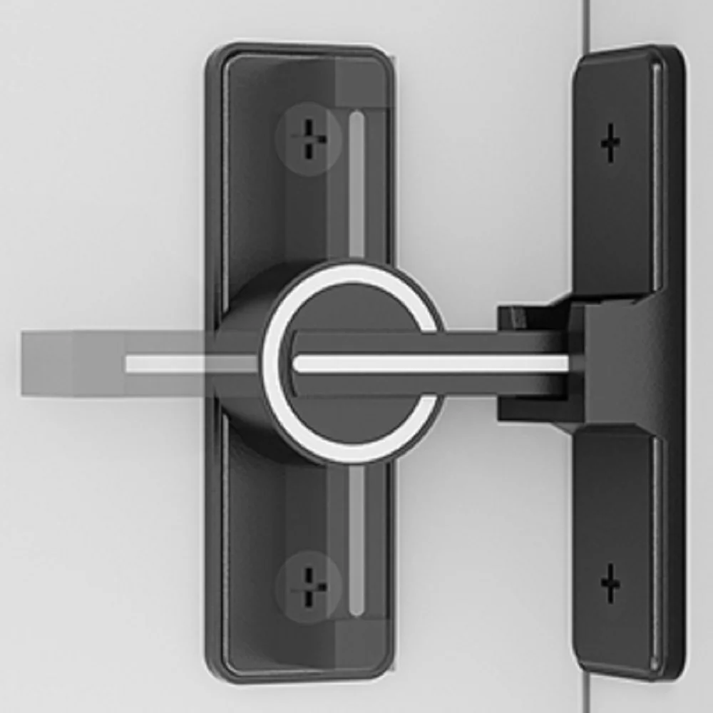 

Luminous Sliding Door Bolt Lock: Night - Visible Door Lock for Security