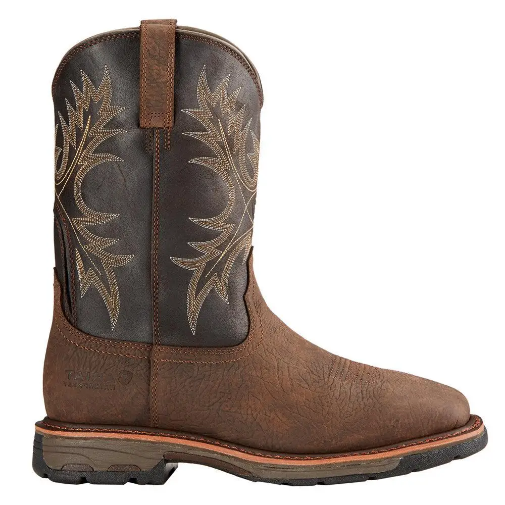 Ariat | WorkHog Botas de trabajo impermeables con punta suave de 11 pulgadas