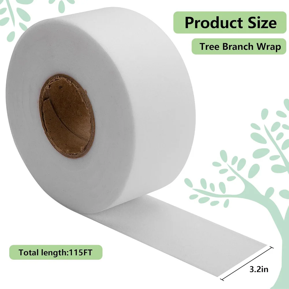 Lightweight Breathable Tree Wraps, Protector Wraps para árvores frutíferas, Arbusto, Árvores de paisagem, Atacado, 330 pés