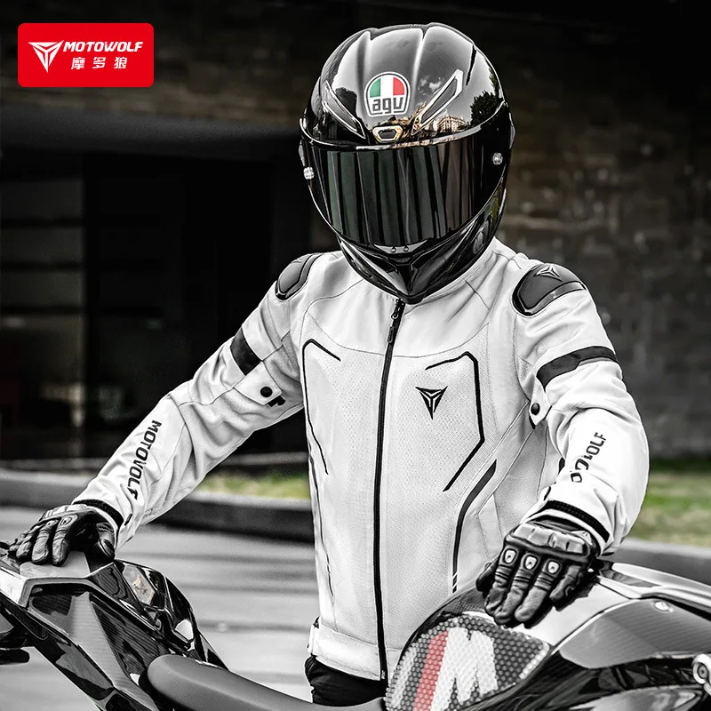

Motorcycle Jacket Men Summer Breathable Windproof Motocross Jacket Built in CE Armor Motorcyclist Racing Moto Chaqueta Clothing