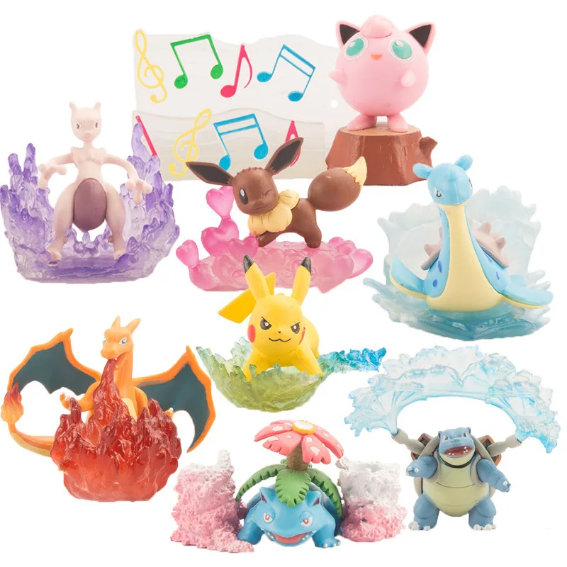 pokemon-charizard-modello-desktop-mini-figura-ornamento-animazione-collezione-di-giocattoli-mewtwo-eevee-blastoise-doll-regalo-di-compleanno