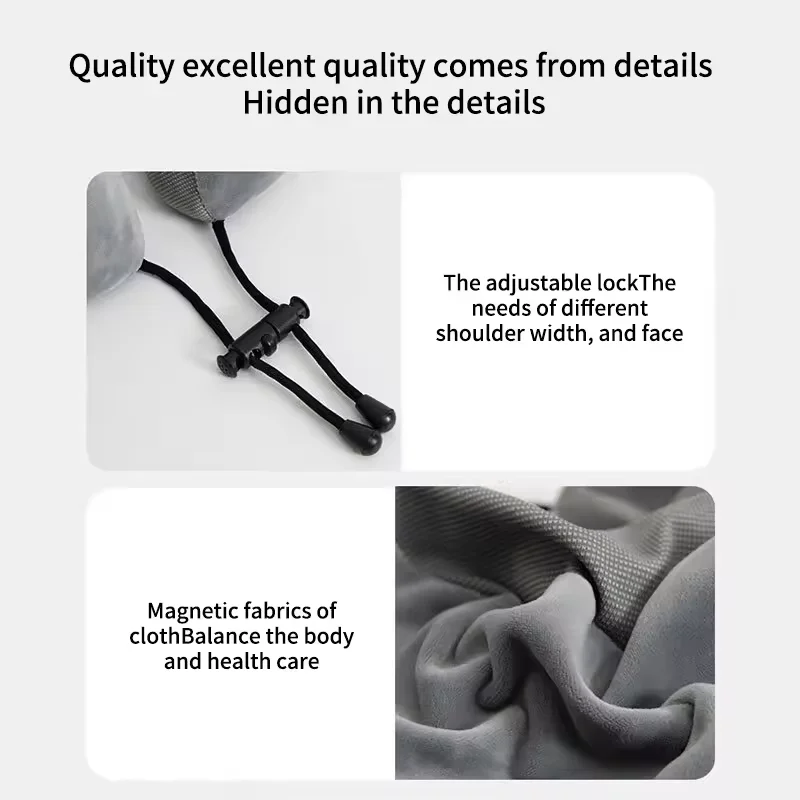 Soft Travel Pillow U Shaped Travel Essentials Memory Foam Neck Pillow for Sleeping Airplane Train Cervical Pillow Healthcare - view 6