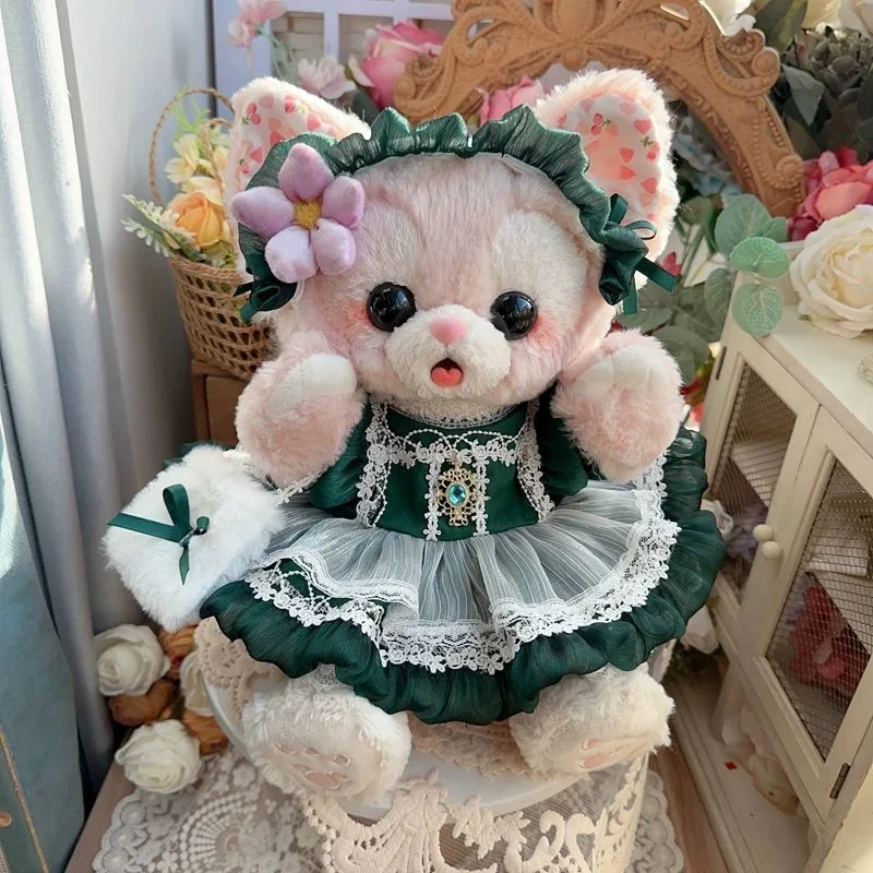 10cm cotton doll clothes, small olive dress, 15cm 20cm 40cm doll dress free shipping