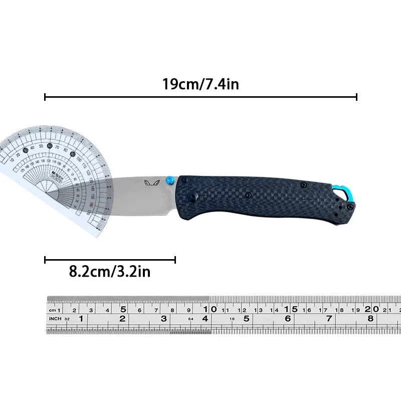 BM Bugout 535 EDC Knife CPM-S90V Stainless Steel Blade Carbon Fiber Handle Folding Knives Outdoor Hiking Survival Pocket Tool