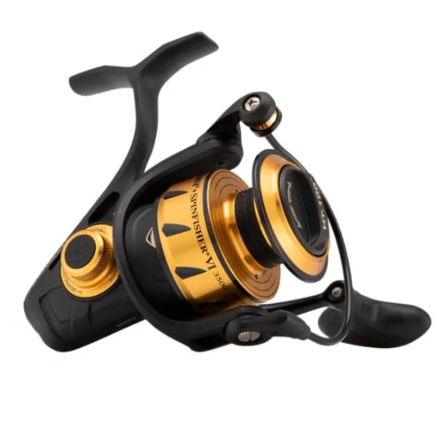 

Спиннинговая катушка Spinfisher VI для морской рыбалки, с шестернями из высокоуглеродистой стали, темно-синего цвета, прочная и надежная.