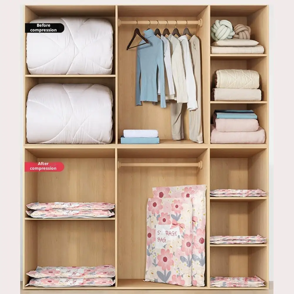 

Thickened Vacuum Compression Bag For Clothes Quilts Luggage Special Packing Bag For Dormitory Moving And Storage Solution I9H1