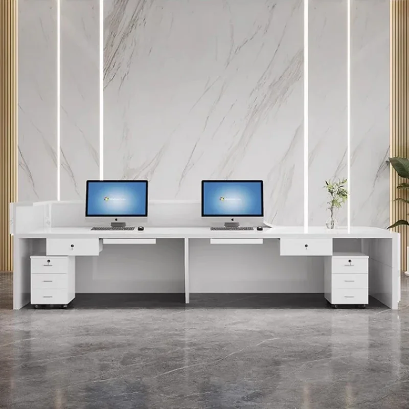 

Office Chairs Bellezza Table Coffee Distillation Counter for Cash Register Reception Desks Computer Mostradores Para Recepcion