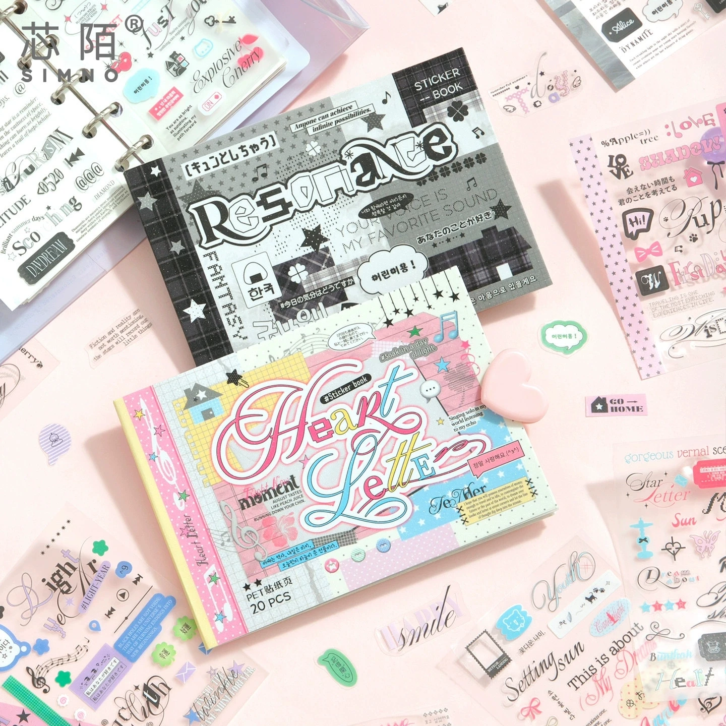 

MINKYS New Arrival Cute Sticker Book Kawaii Scrapbooking Stickers Journal Decorative Sticker Stationery