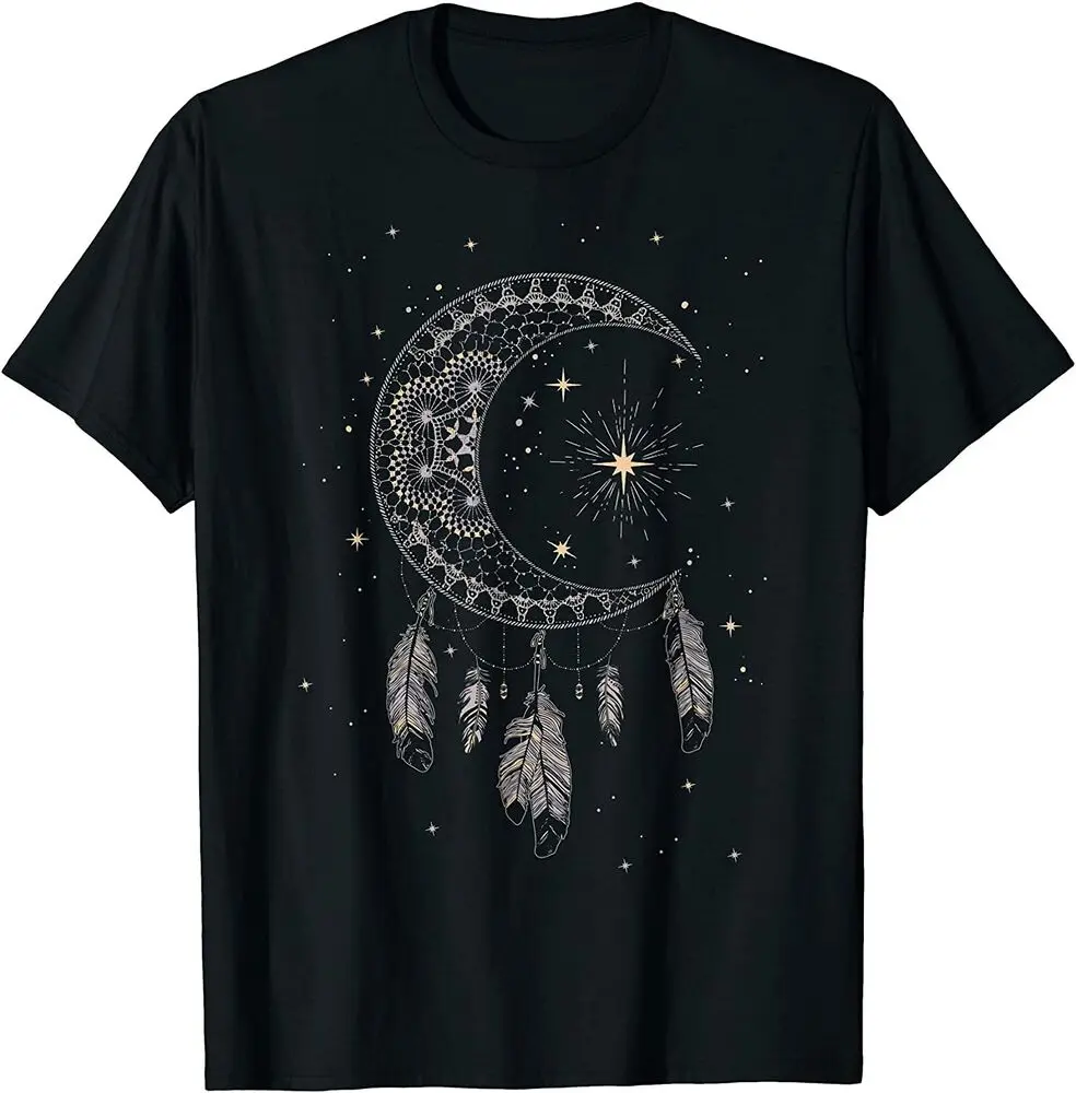 New Dream Catcher Moon & Stars Boho Premium T-Shirt  Unisex T-shirts for Men Women Summer