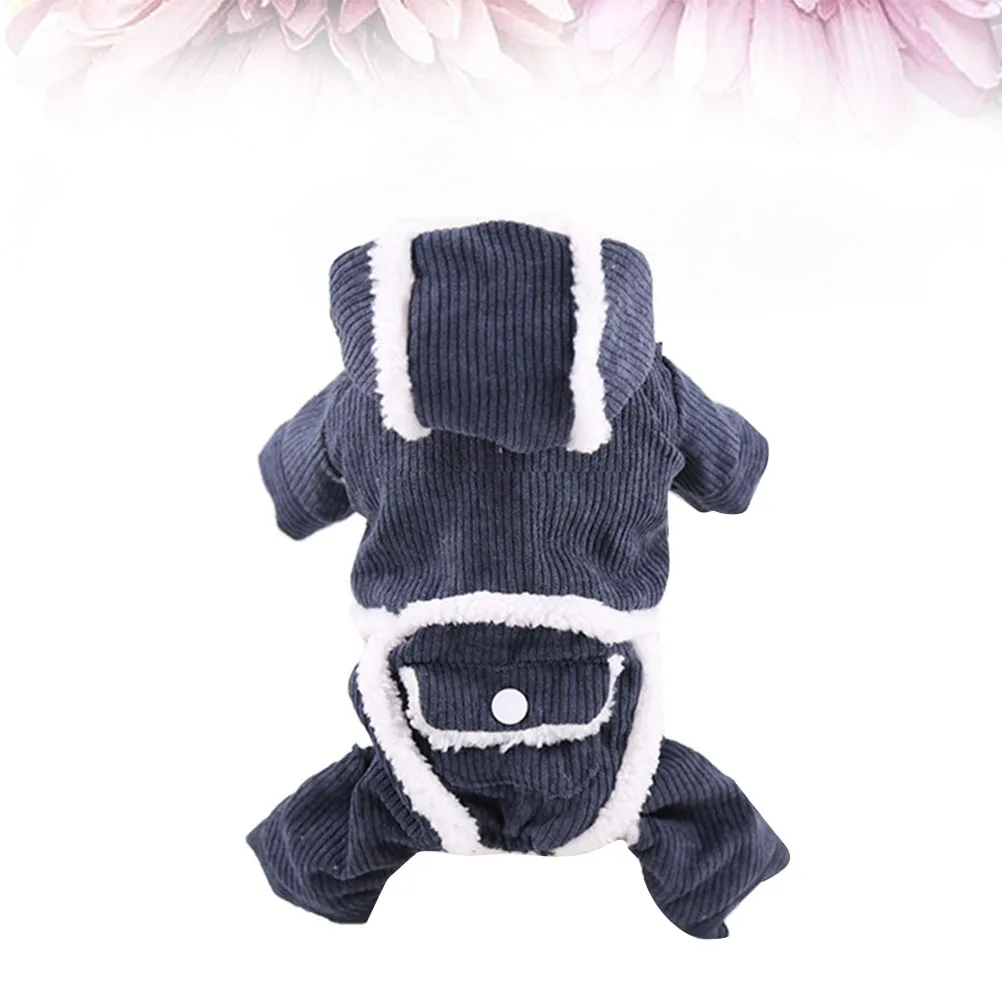 

Cotton Coat Pet Clothes Jacket Coats Pets Keep Warm Dog Corduroy Costume Double Layer