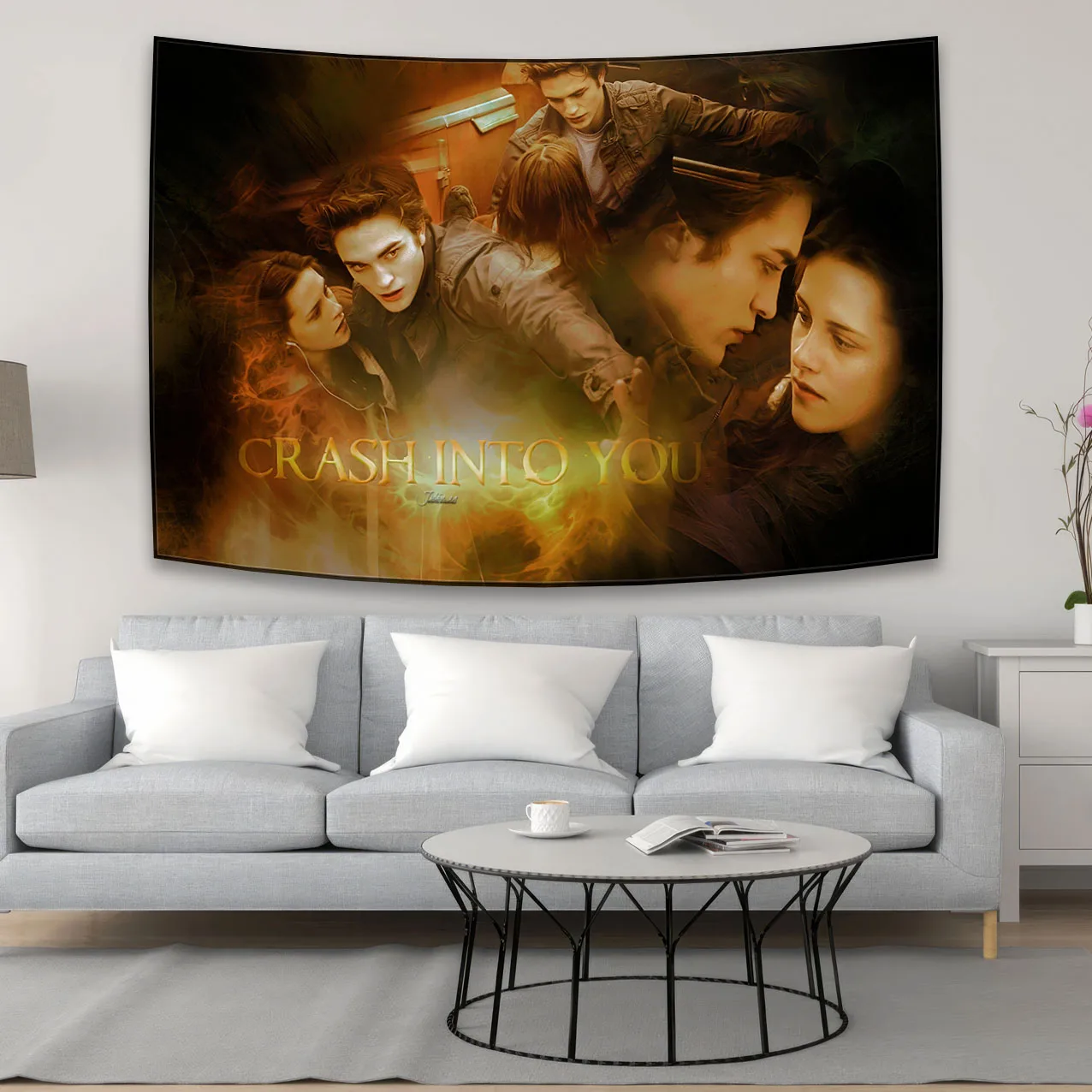 Movie Twilight Tapestry Psychedelic Hippie Chuang Painting Vampire Film Poster Bedroom Living Room Decoration