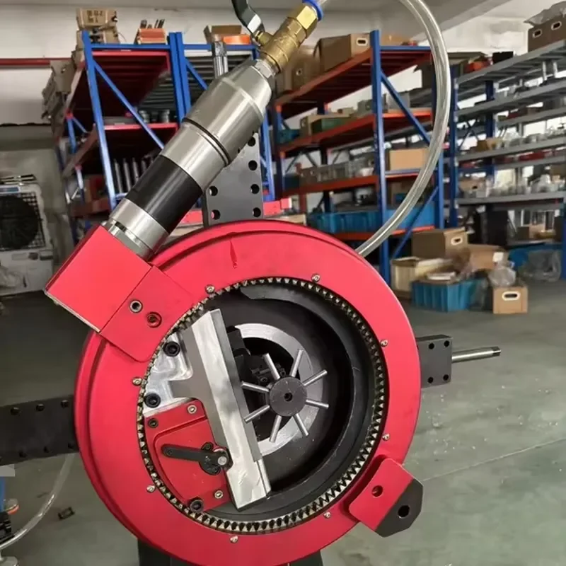 High Efficiency New Arrives SFP300 External Rtj Grooves Pneumatic Flange Facer Portable Od Flange Facing Machine 0