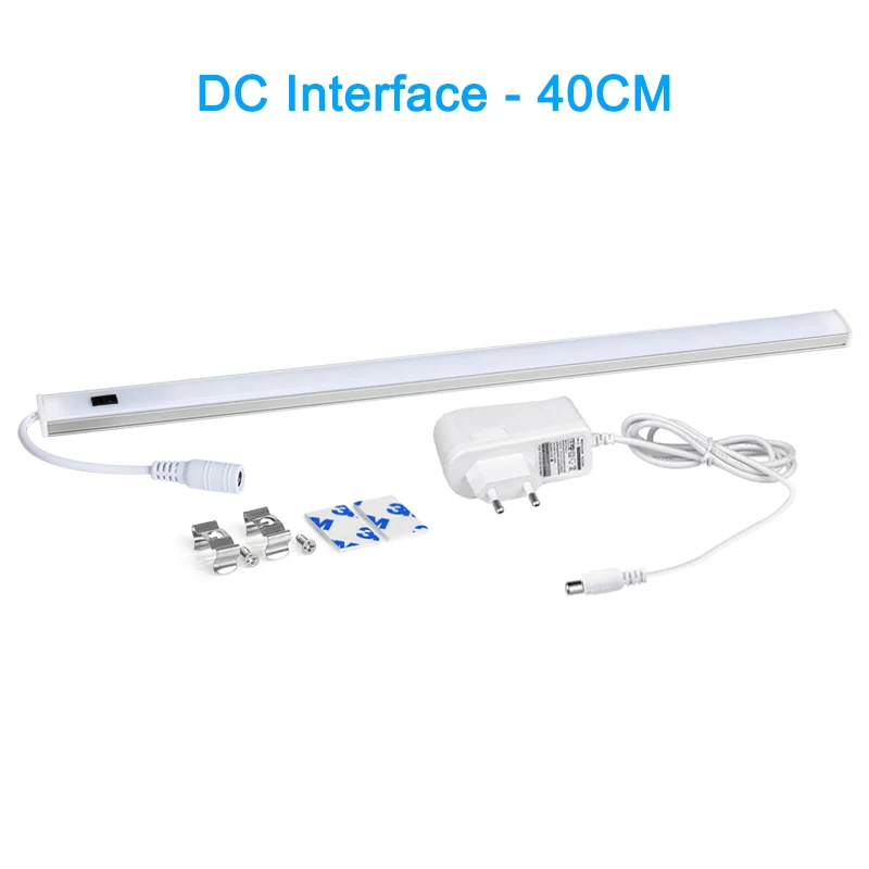 LED Licht Onder Kast Verlichting Voor Keuken Hand Sweep Schakelaar PIR Bewegingssensor Kast Garderobe Lamp 30/40/50 cm Led Nachtlampje