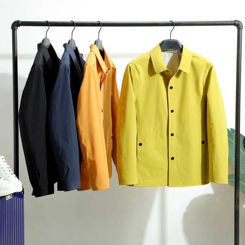 

Exciting Full-Body Taped Men's Lightweight Outdoor Casual Jaet Windproof Faionable Autumn Collection Stand Fit Long Sl...