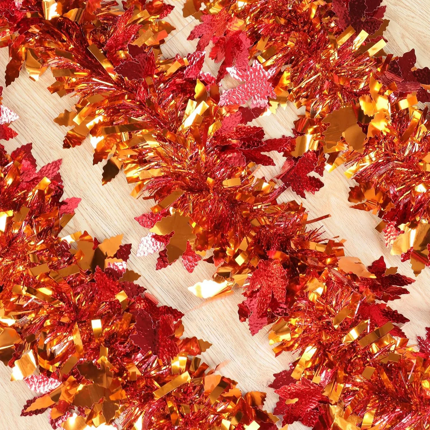 Thanksgiving Fall Tinsel Garla - đánh giá và giá Tinsel Garland Decoration