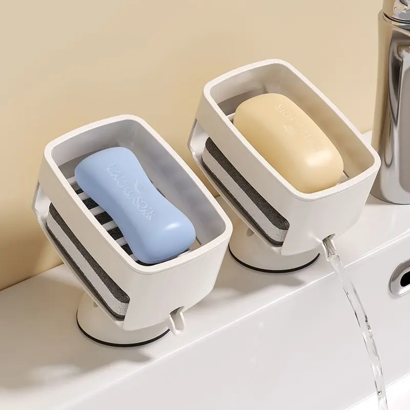 

Держатель для мыла на присоске, контейнер для мыльницы для ванной комнаты, органайзер для мыльницы для туалета, чехол для мыла для раковины, портативная дорожная мыльница