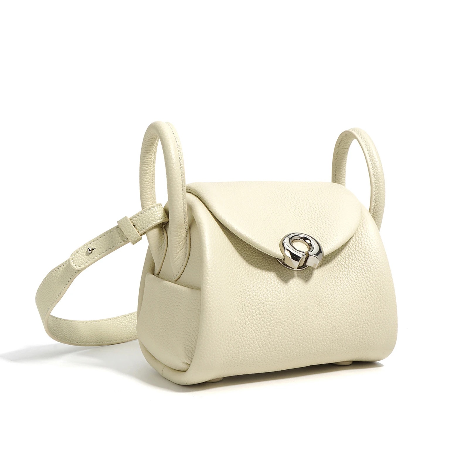 

Genuine Leather Cute Shoulder Bags Niche Design 2025 New Summer Women's Green Bags for Woman