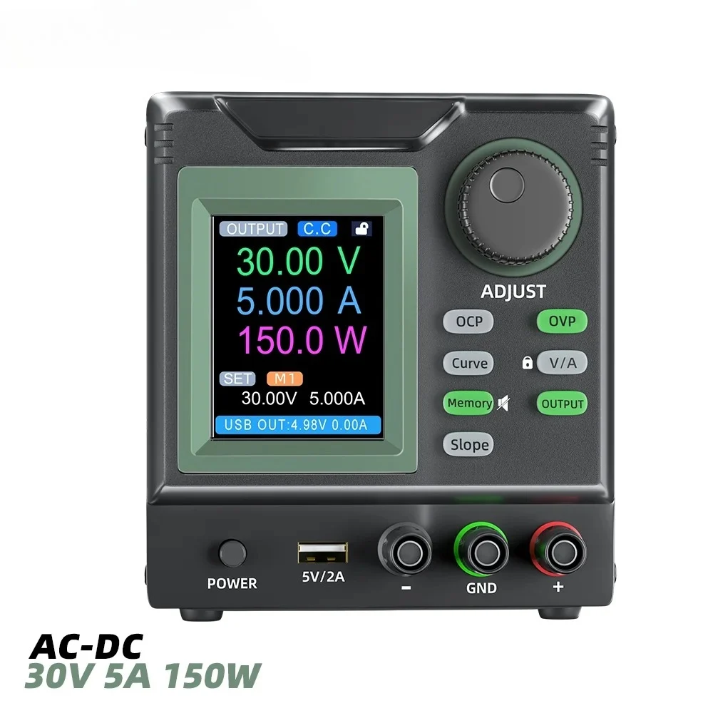 

Linear DC Regulated Power Supply 30V 5A 150W High Precision Digital Display OCP OVP Protection L Electronic Testing