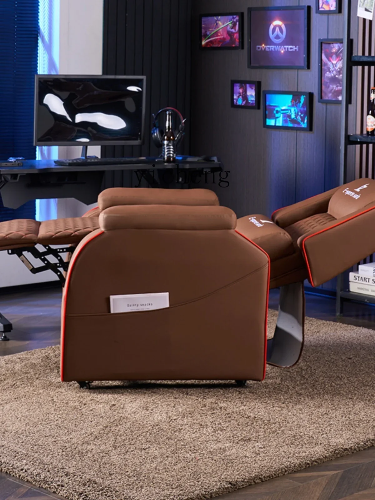 L23 Reclining And Sleeping Computer Chair Internet Cafe E-sports Room Sofa Single Internet Cafe Game Chair