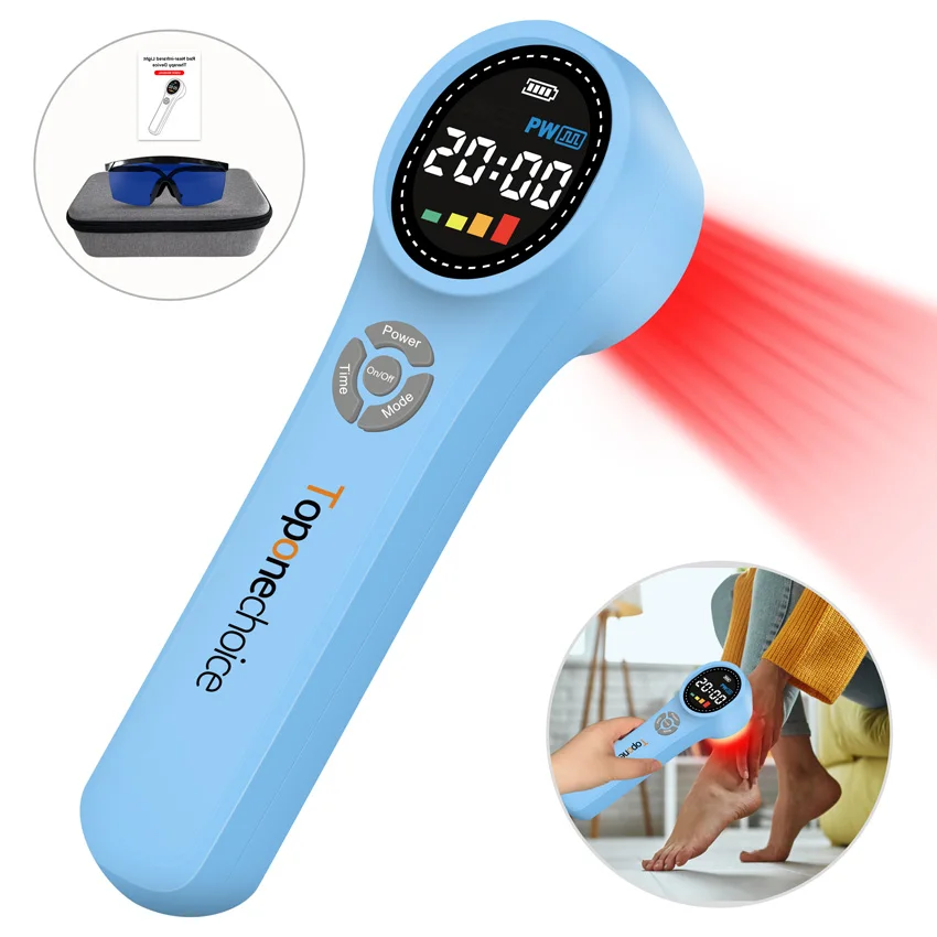 24 Diodes Low Level Cold Laser Therapy Physiotherapy Red Light Massager 660nm 980nm 810nm Home Use for Full Body Pain Relief