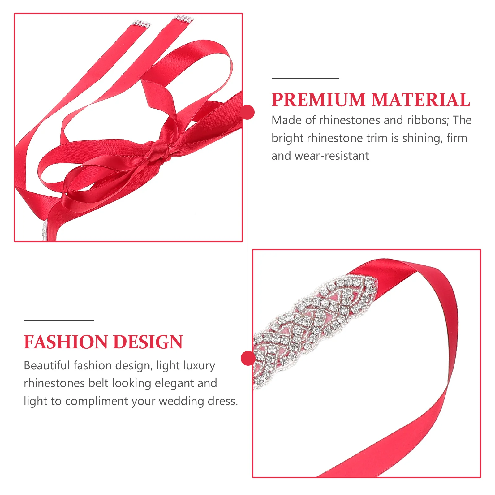 Cinturón de vestido de novia con diamantes de imitación, accesorio nupcial llamativo y elegante, joyería brillante, banquetes de fiesta de lujo ligeros y elegantes