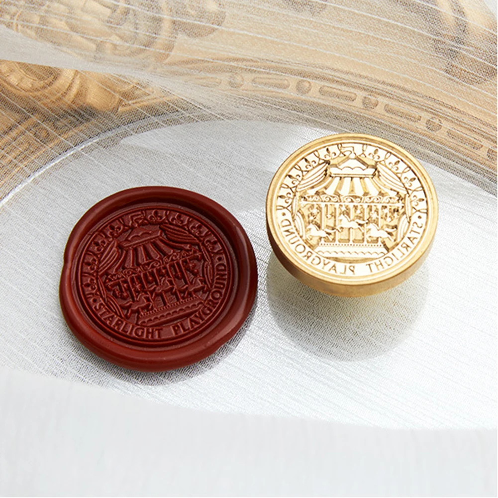 الرجعية على شكل خاص المينا النحاس رئيس ختم الشمع Stamps النحاس النحاس رئيس DIY بها بنفسك سكرابوكينغ الشمع ختم ختم المغلف ديكور