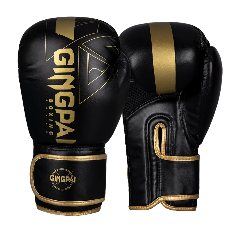 Professionele 6/8/10/12/14oz Bokshandschoenen PU Muay Thai MMA Beroep kickboksen Volwassenen Zandzak Training Handschoenen Apparatuur