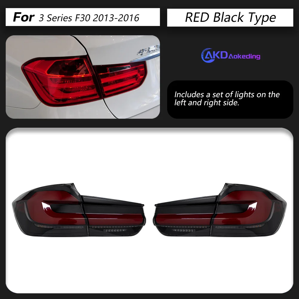 AKD 車のライト BMW F30 LED テールライト 2013-2018 F35 F80 3D