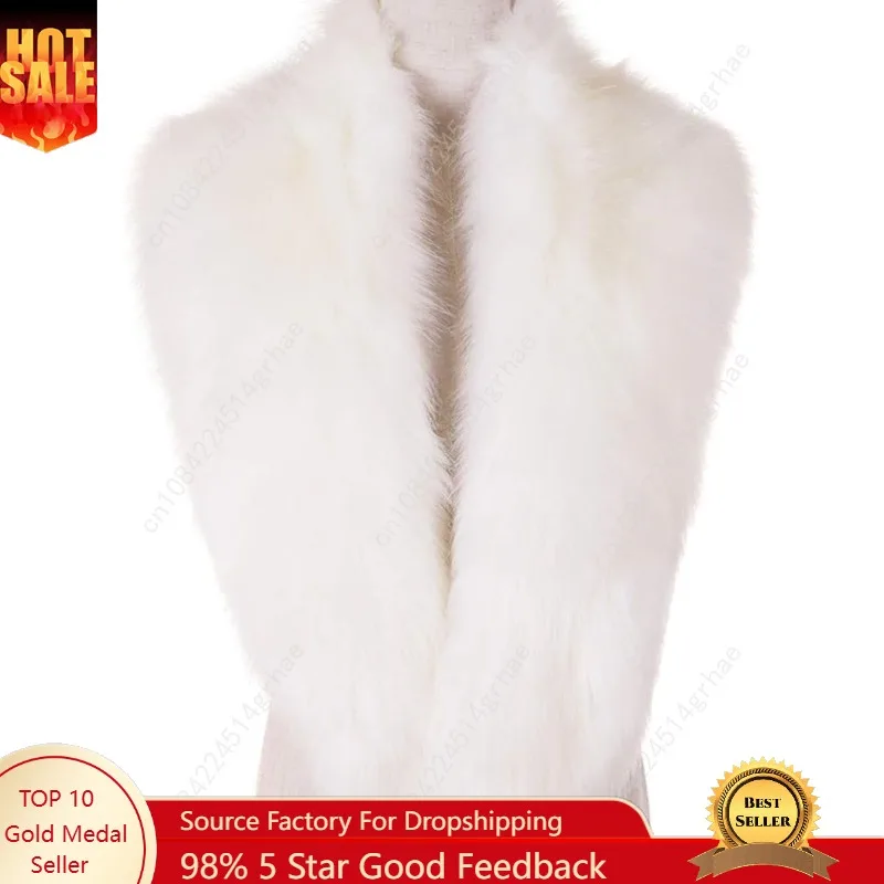 

Dikoaina Women's Faux Fur Collar Scarf Wrap – Winter Warm Shawl Cape Elegant Neck Warmer for Ladies