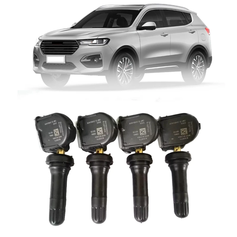 4Pcs TPMS Tire Pressure Sensor 433MHZ 3641100XKR02A For Great Wall Haval 2019 F7 H6 WEY VV5 VV6 VV7 Tire Sensor Crysler