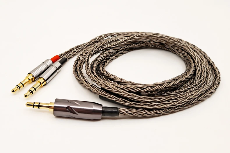 16-core braided 6N 3.5mm OCC Audio Cable For HiFiMAN Sundara Ananda HE1000SE HE6se HE5se HE-X4 HE4XX HE-400i 2020 HE-R7DX HE-R9